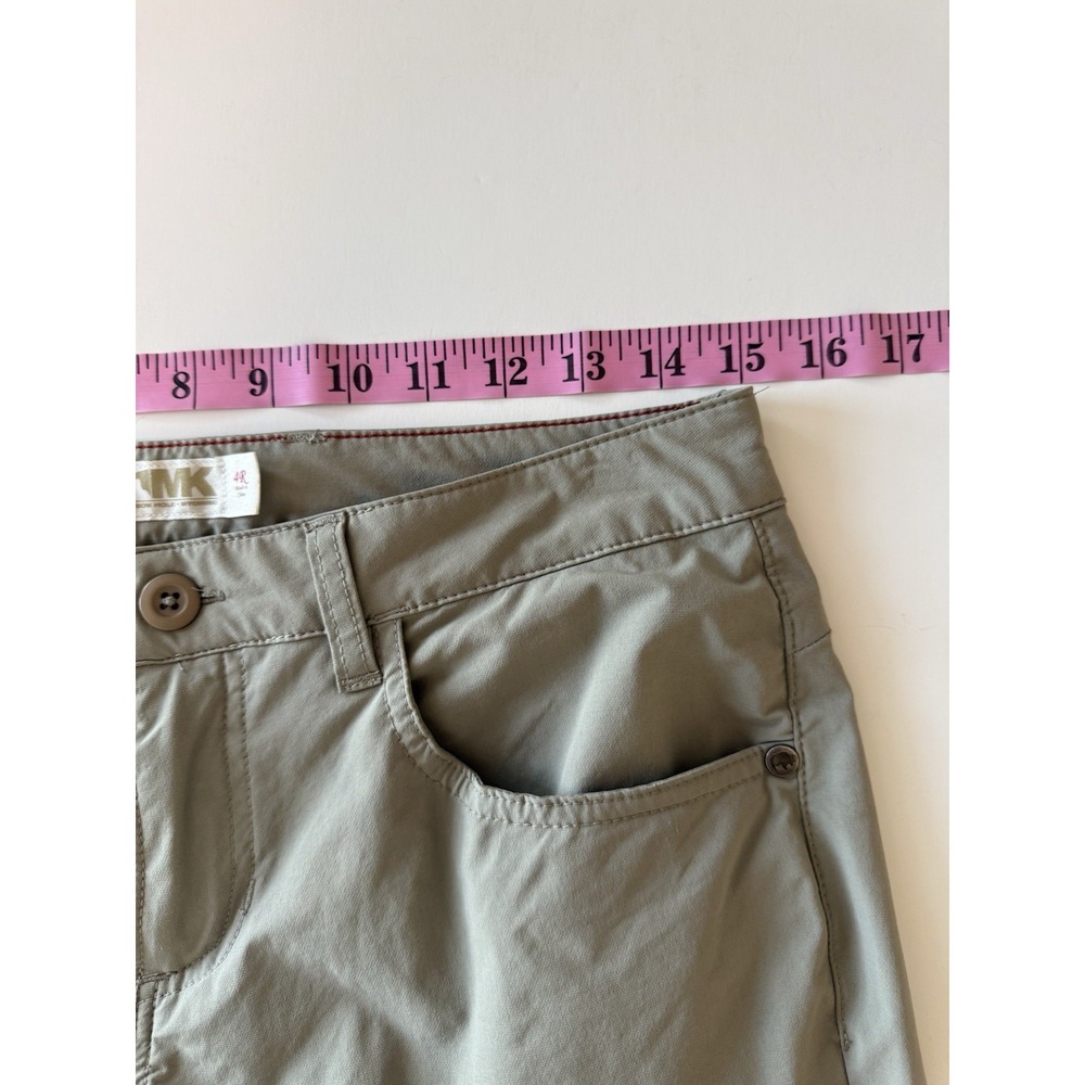 Mountain Khakis Cruiser II Hiking Pants Beige Roll Up Convertible Outdoor 4R - Picture 7 of 14